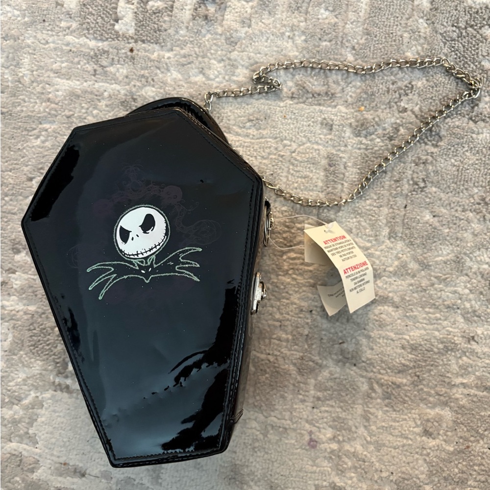 Vintage Disney Nightmare Before Christmas (Jack) Black Coffin Bag